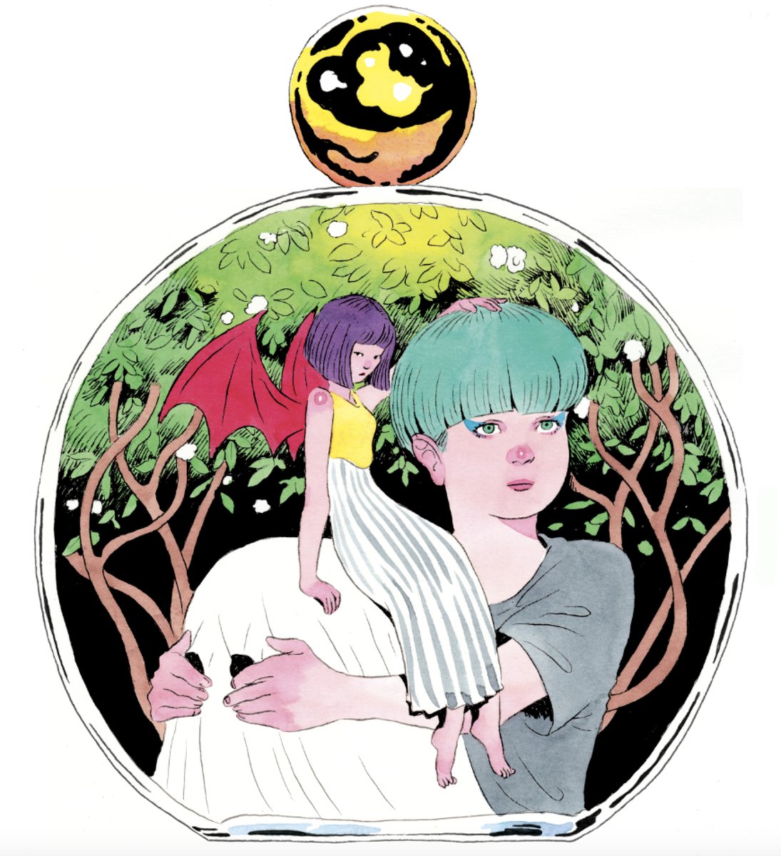 BiSHメンバーのアユニ・Dさん率いるバンドPEDROのグッズ描きました