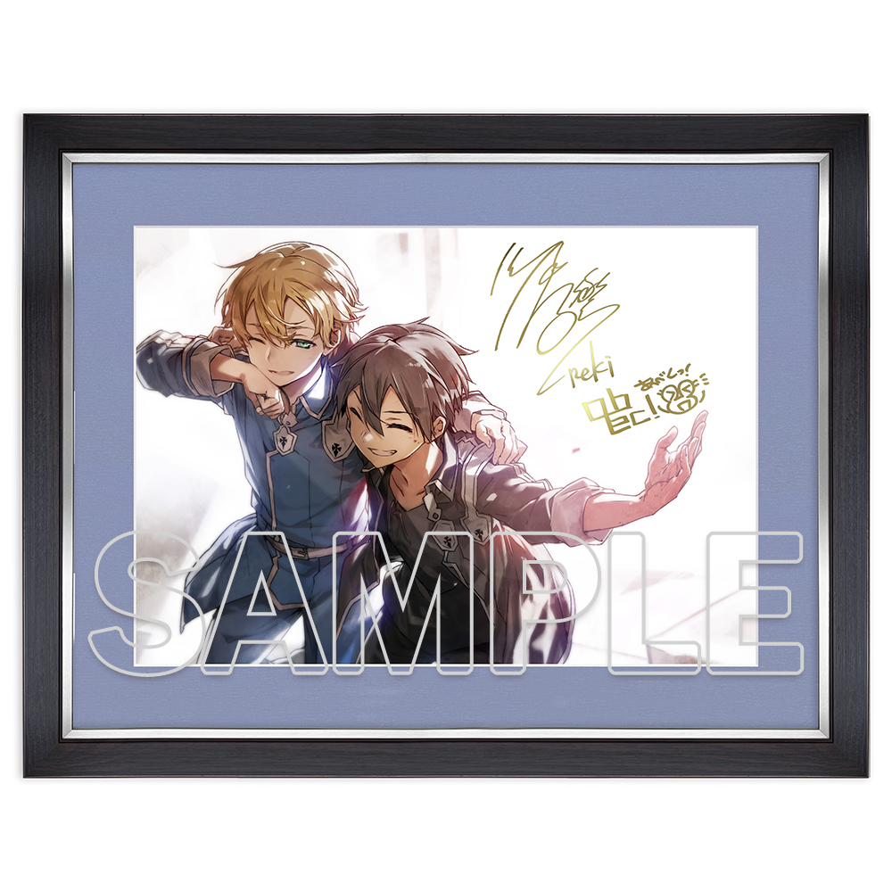 SAO ガンゲイル・オンラインキャラファイングラフ複製版画