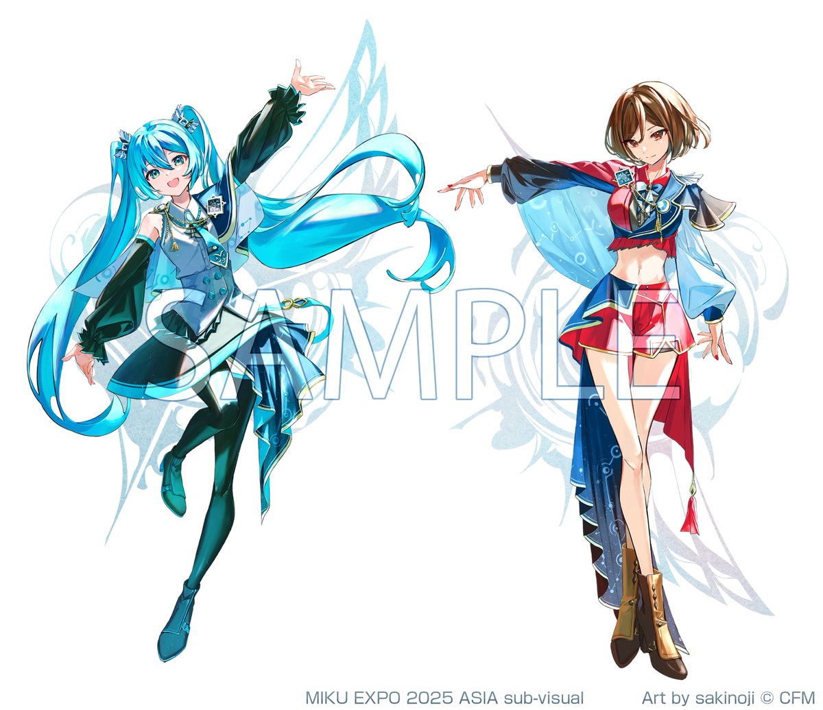 告知】 『HATSUNE MIKU EXPO 2025 ASIA』 のサブビジュアルを描かせて