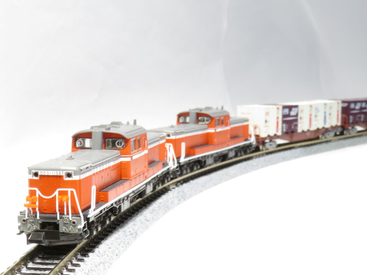 コキ50000系 石北本線コンテナ貨物列車11両セット￥32,560】 10-1317の