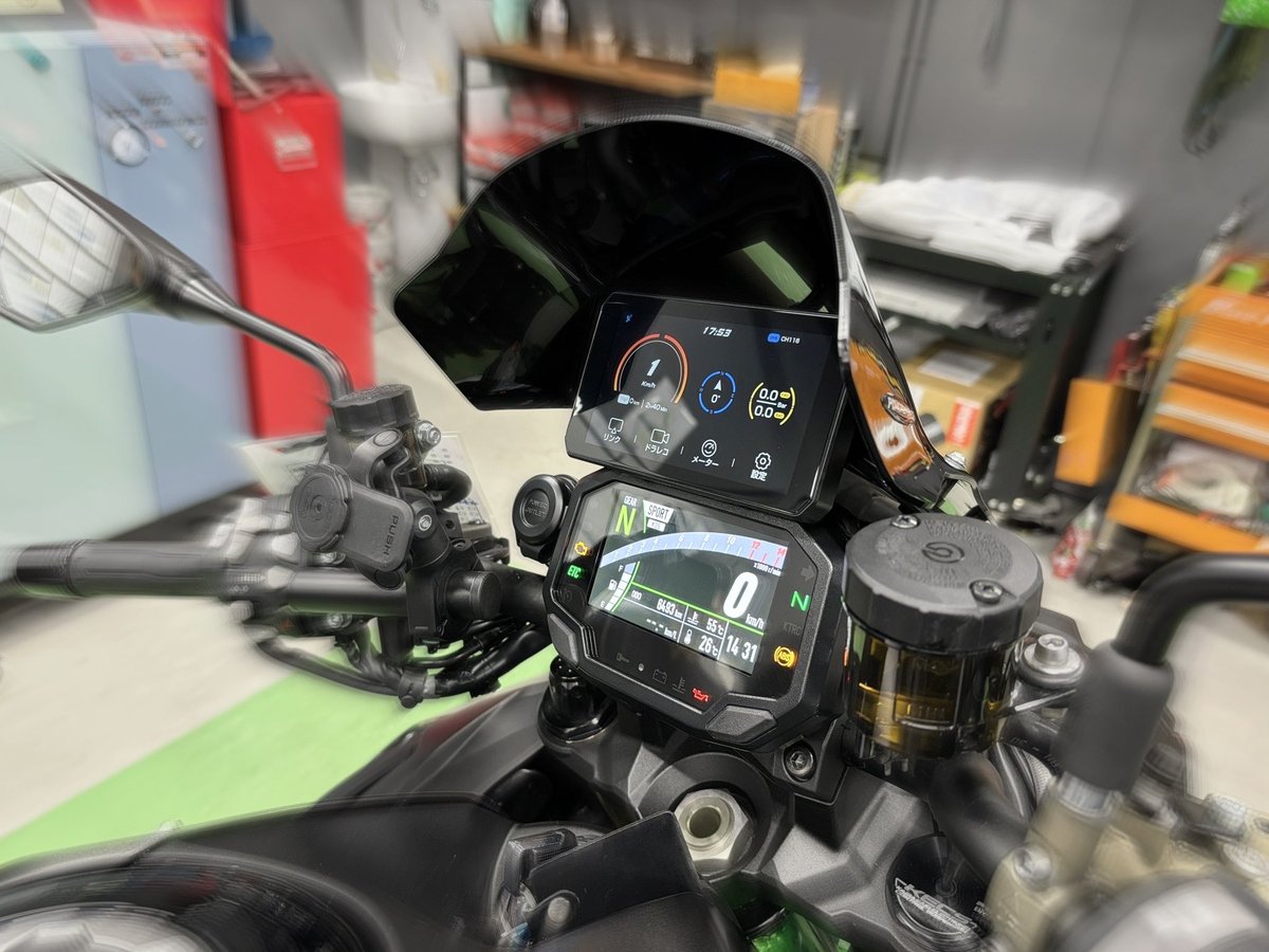 ZX-4Rにこうやって付けたい そろそろホームセンター行くか..