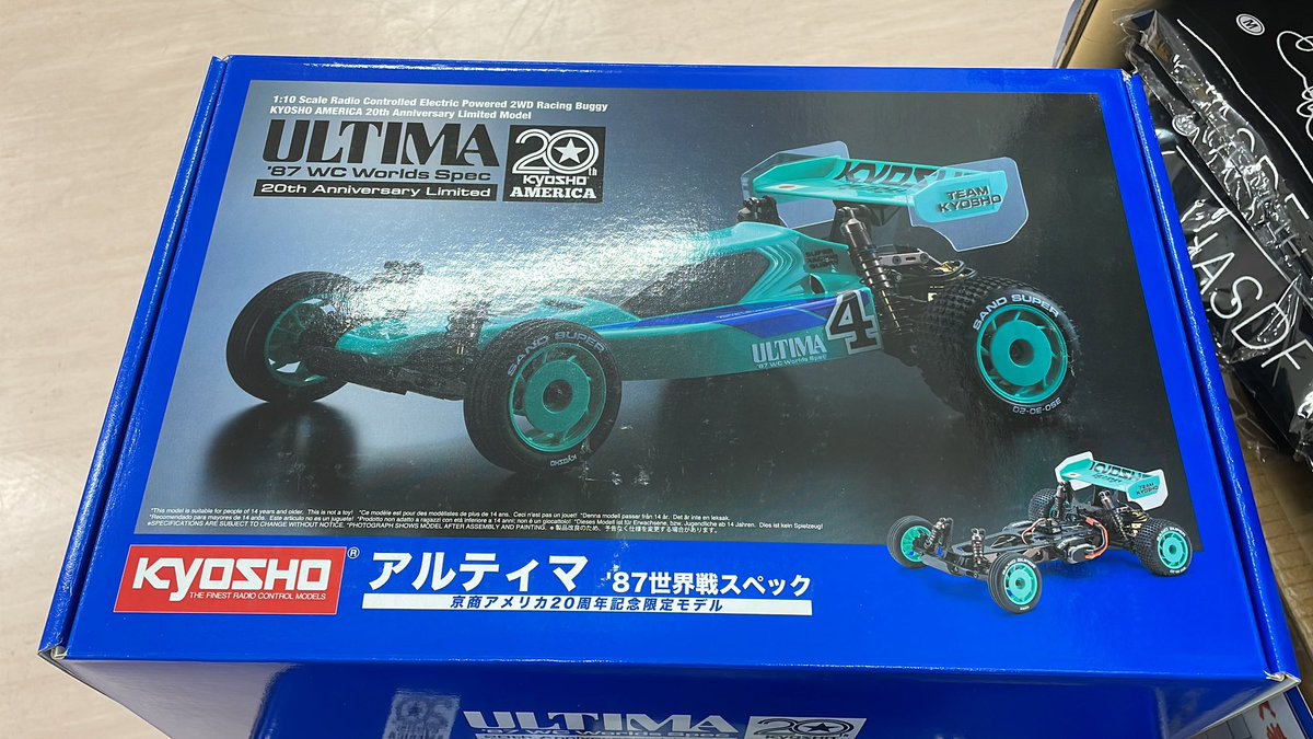 ラジコン 京商 アルティマ '87世界戦スペック 京商アメリカ20周年記念
