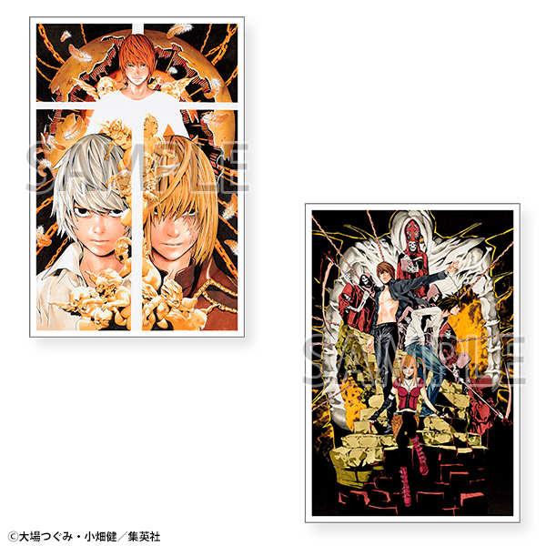 デスノート展 グッズ情報】 □3Dポストカード（6種） イラストが立体に