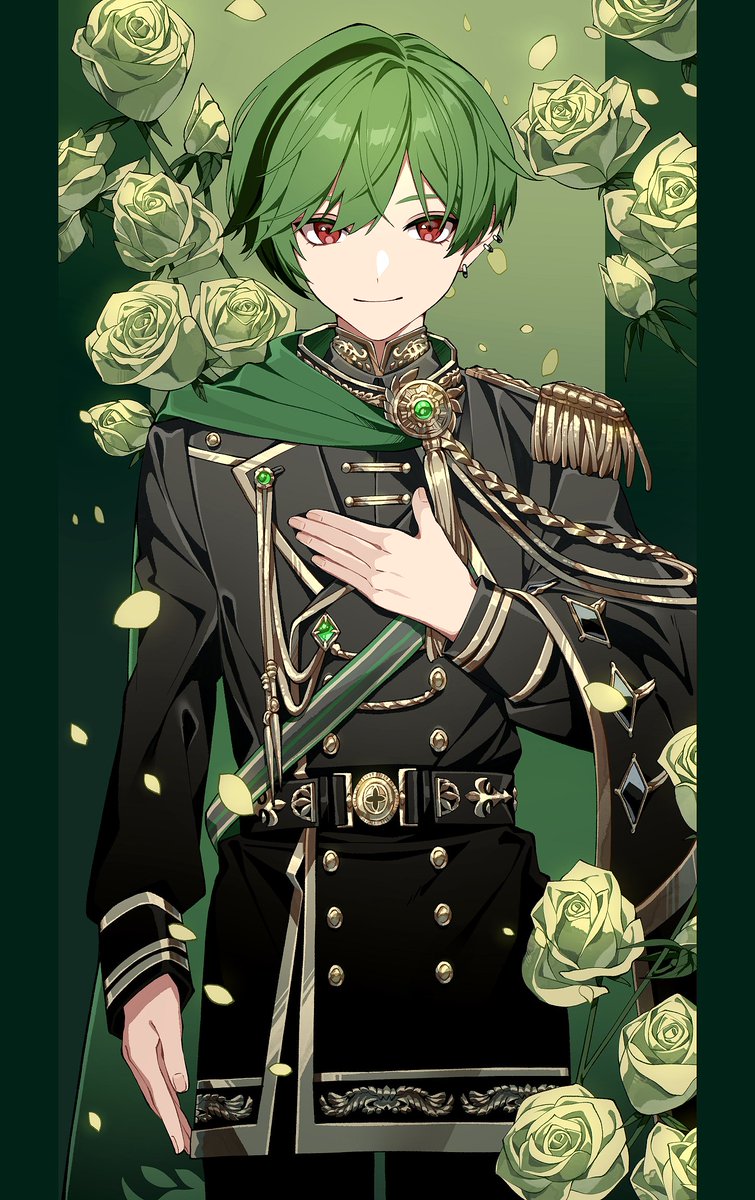 シクフォニ所属すち様の誕生日応援広告告知イラスト担当させていただき