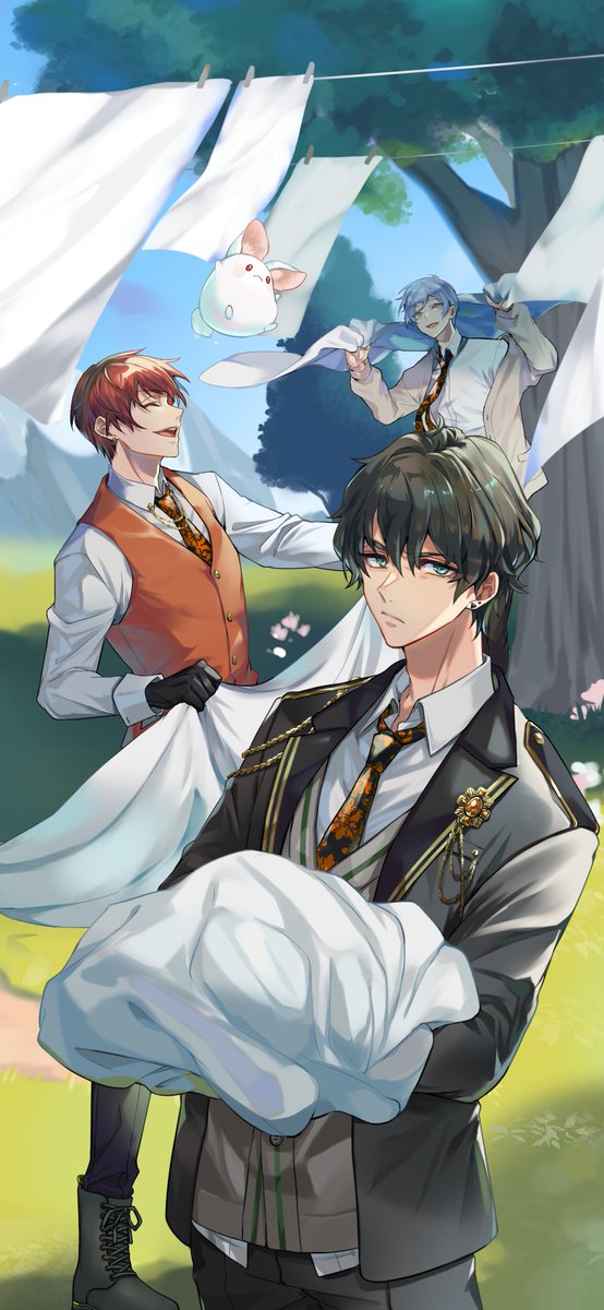 🎨魔除けの絵札🖌️ 【お洗濯日和】白波 蓮 ✨初登場✨ 期間限定ガチャ