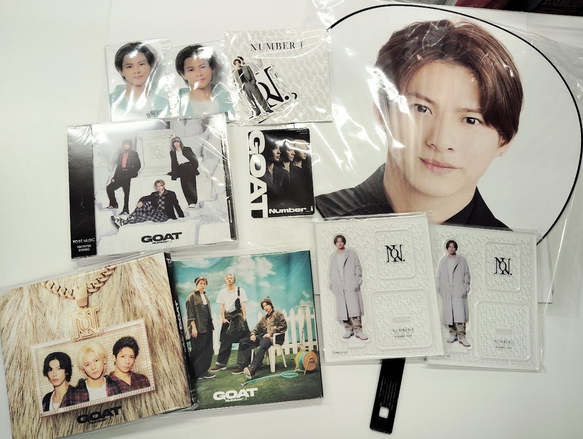 入荷情報】 #Number_i クリアカードセットとステッカーセット #平野紫