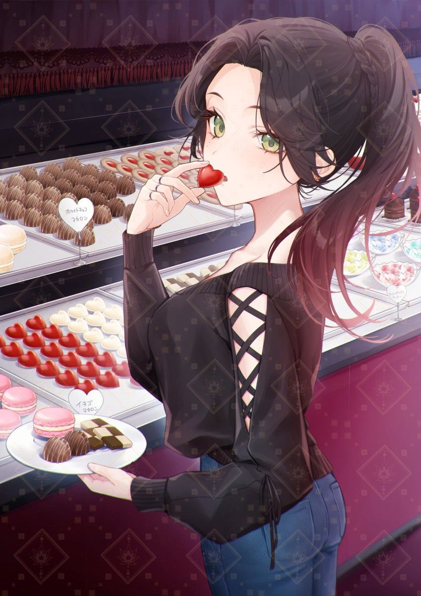 蛍火秋那様のバレンタインイラスト制作をさせていただきました