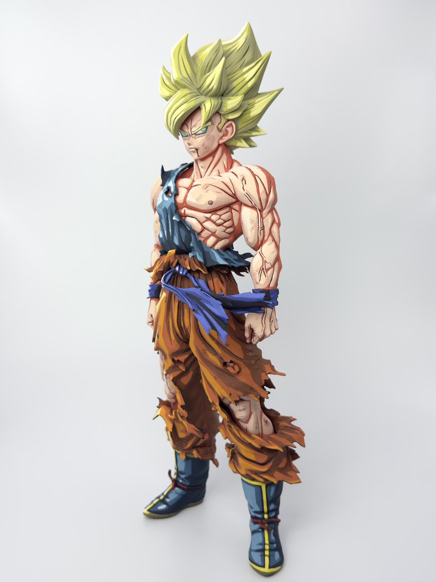 こちらも撮影しましたsmsp孫悟空です🙌 瞳だけ蛍光カラーを使って塗り