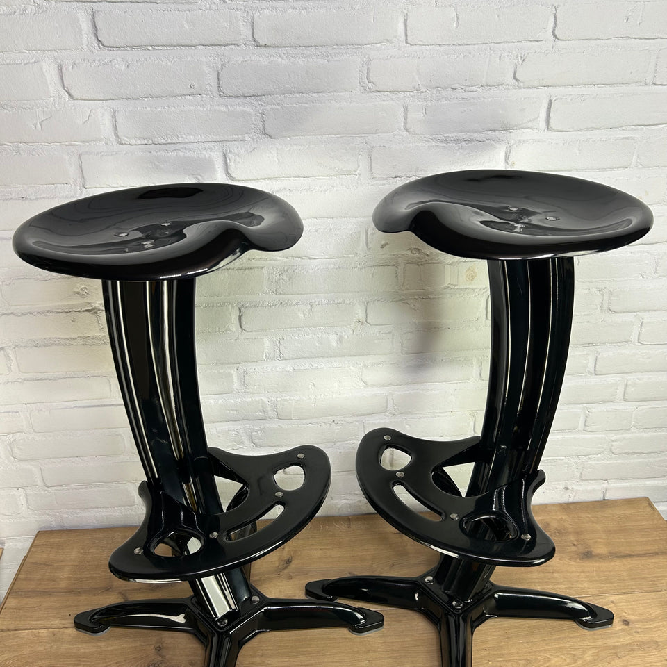 Dulton Industrial Vintage Bar Stool With Tractor Seating, Model