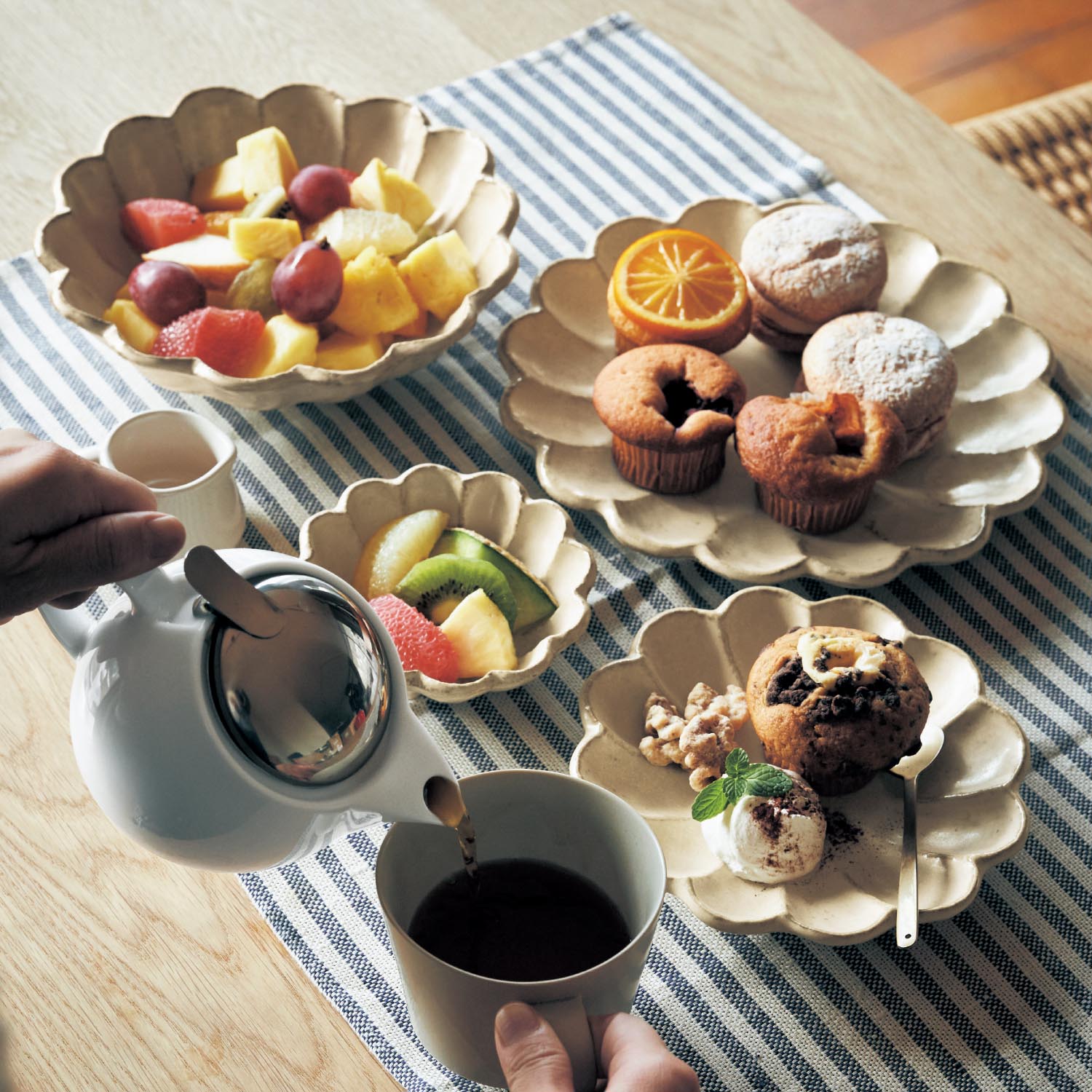 リンカ 白練（お皿/平皿/カレー皿/さんま皿）｜(カネコ小兵製陶所