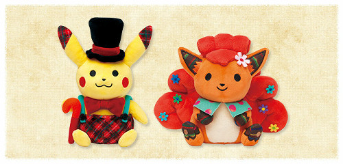 pokemon chiku-chiku sewing」のグッズ登場。おめかしした姿がかわいい