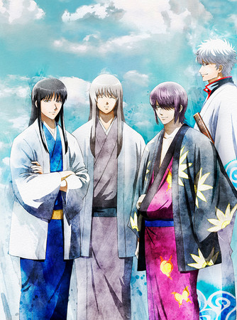 銀魂 THE FINAL』Blu-ray＆DVD 松下村塾メンバーのジャケットイラスト