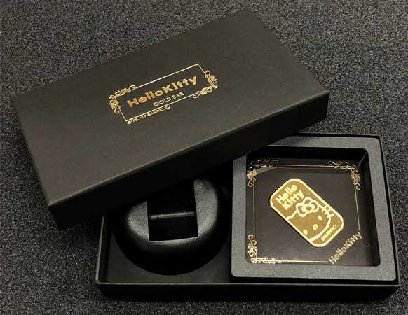 新商品】ハローキティ ゴールドバーを販売開始しました。 | 未来科学