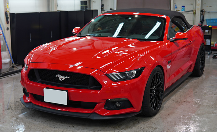 フォード マスタングGT コンバーチブル、「ミディアムポリッシュ×WELLA