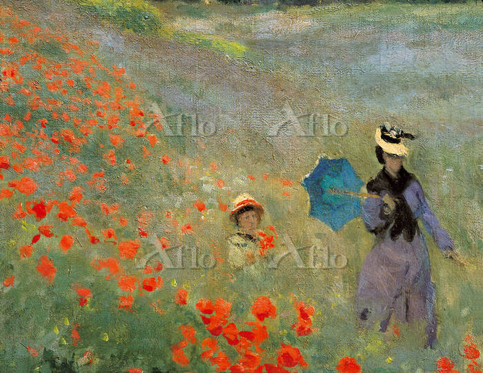 クロード・モネ「ひなげし」（部分） [1181183]のアート作品 - アフロ