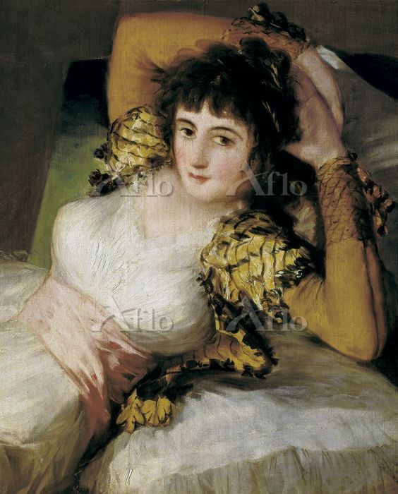 ゴヤ 「着衣のマハ」（部分） [1181253]のアート作品 - アフロ