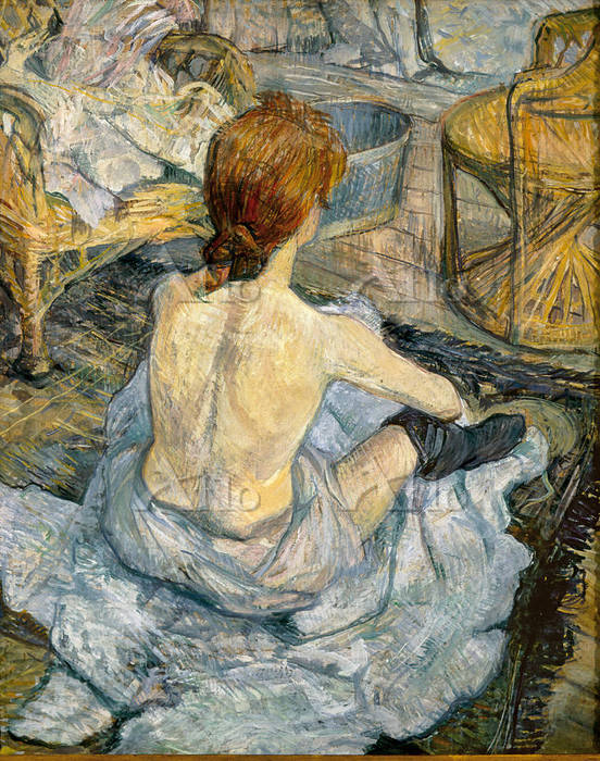 ロートレック 「赤毛の女（化粧する女）」 [1181411]のアート作品 - アフロ