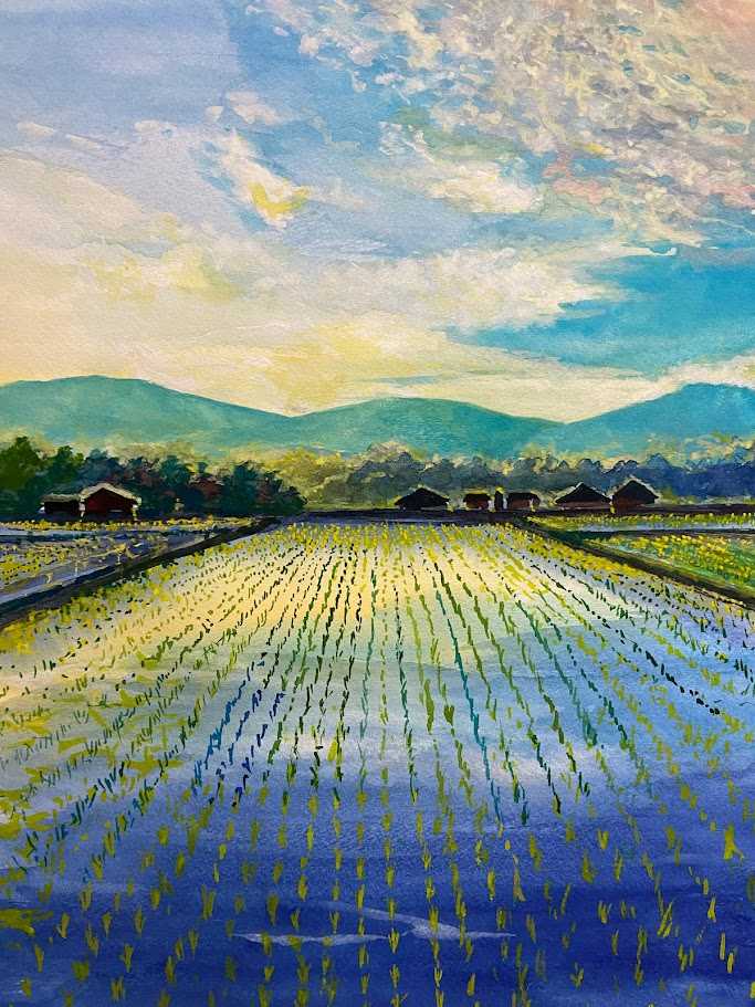 癒しの水彩画 田園 癒しの水彩画1060 田園 癒しの水彩画1060 田園 癒しの