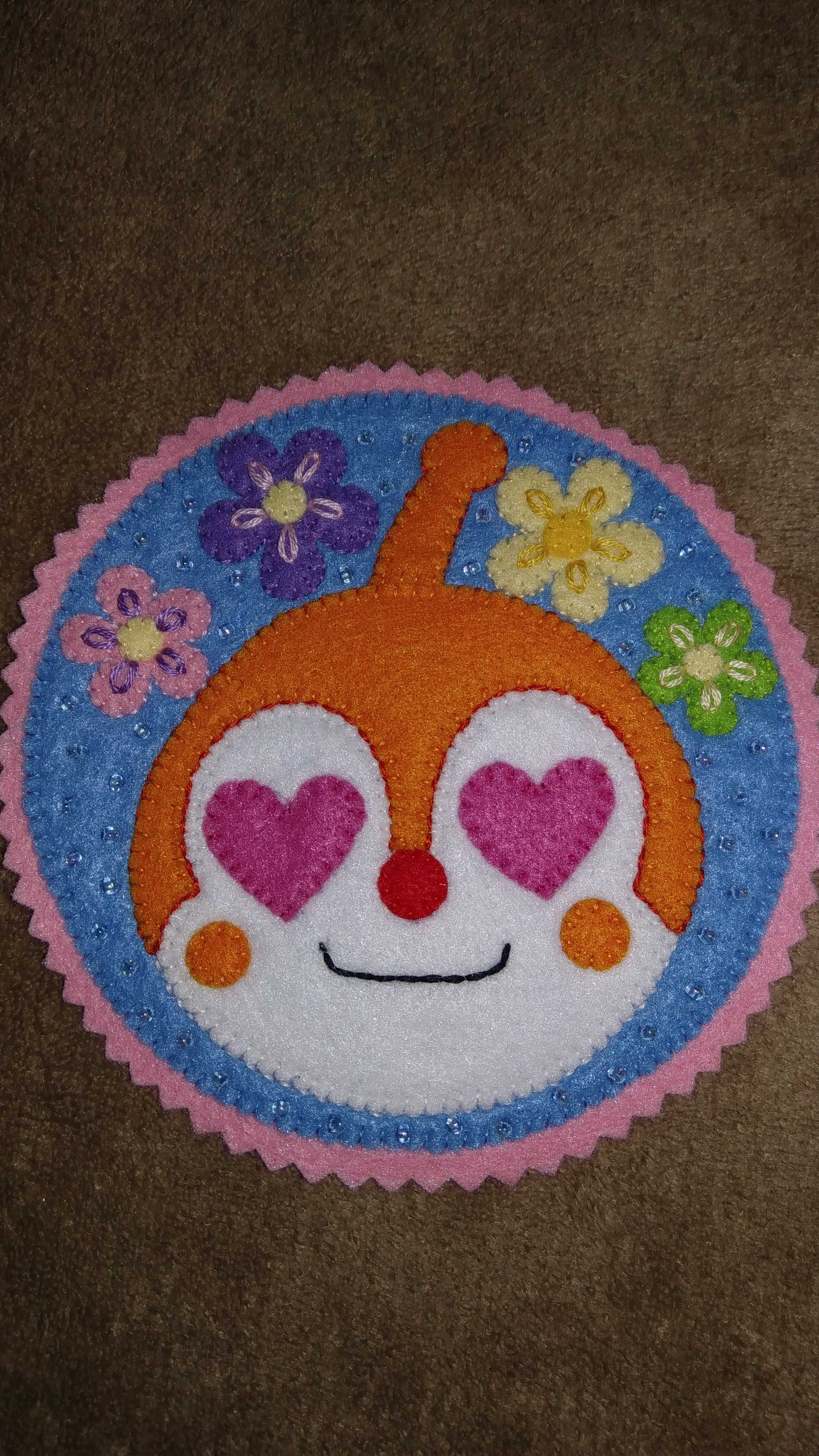 ドキンチャン手作りフェルトワッペン - えみまーま