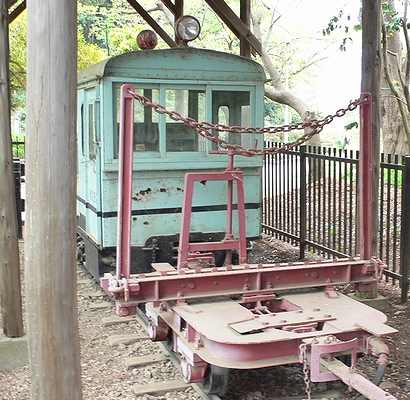木曽森林鉄道、運材台車