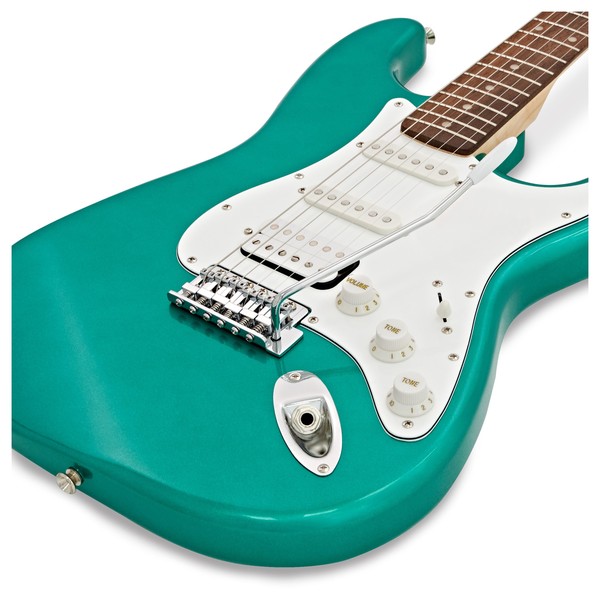 DISC Squier Affinity Stratocaster HSS, Race Green at Gear4music