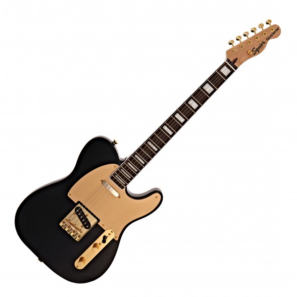 Squier 40th Anniversary Telecaster Gold Edition, Black at Gear4music
