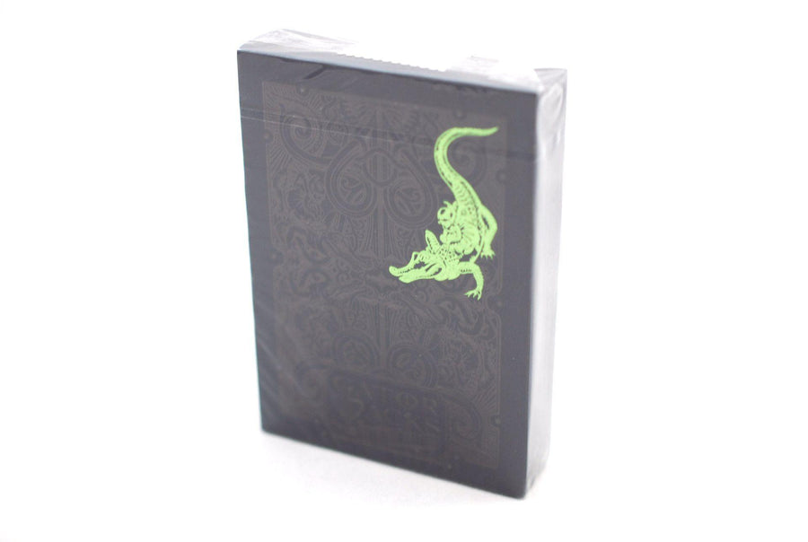 Green Gatorbacks-RarePlayingCards.com – Rare Playing Cards