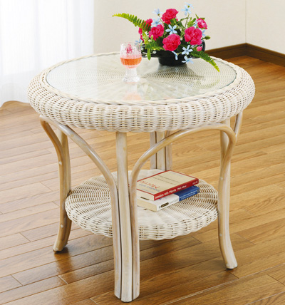 籐 テーブル T-130 - 籐家具・ラタン家具の格安通販 快適ラタン屋