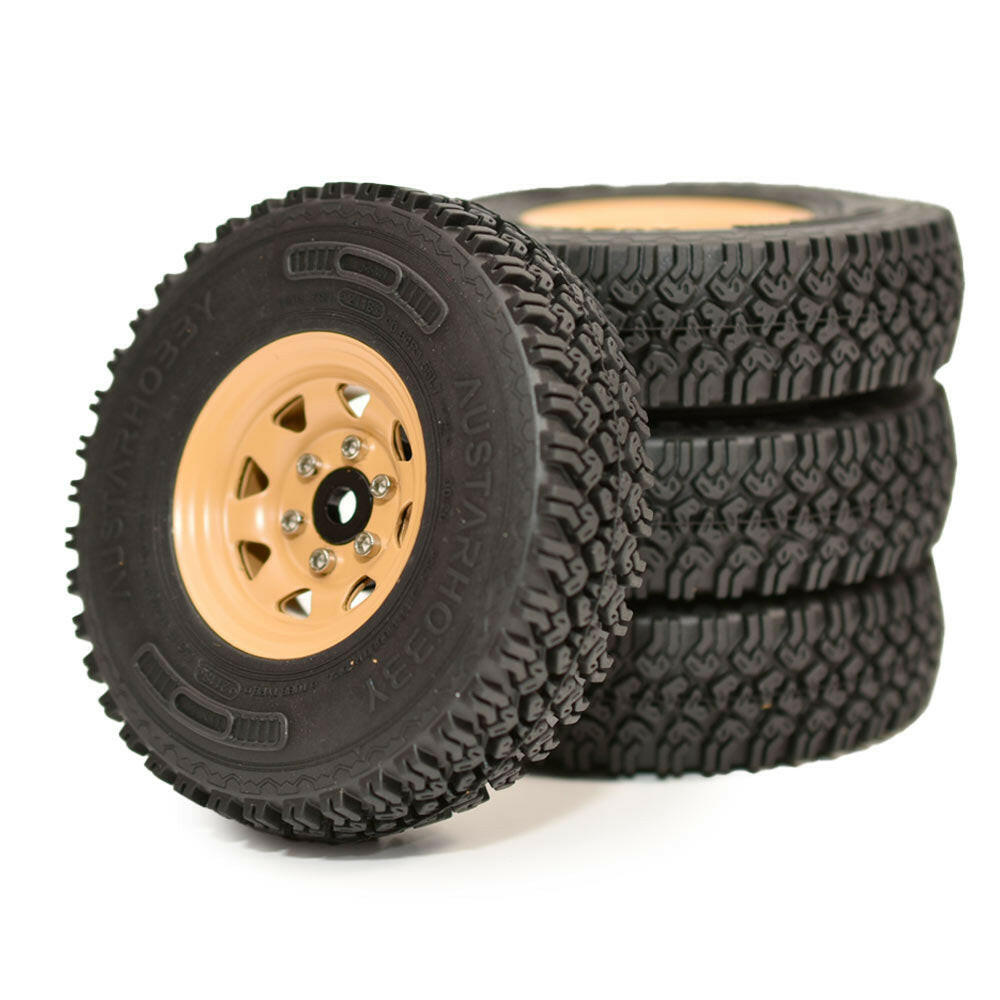 問屋ワールド】クローラーRC用1.55インチスチール製ビードロック