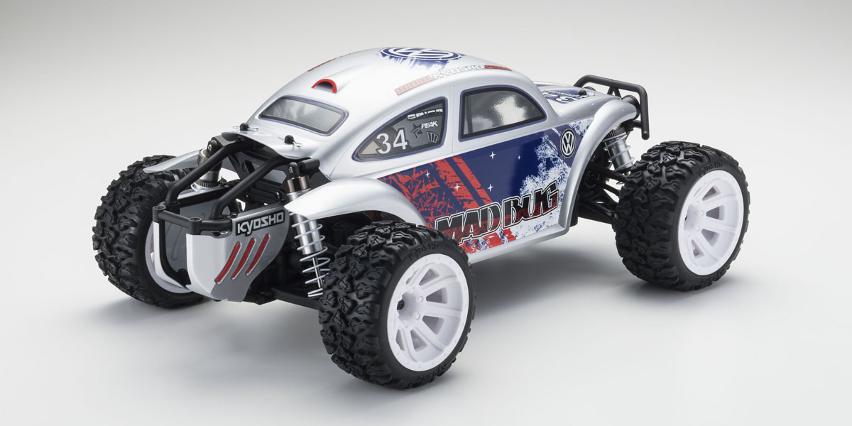 マッドバグVEi カラータイプT3: シルバー 1/10 EP 4WD レディセット