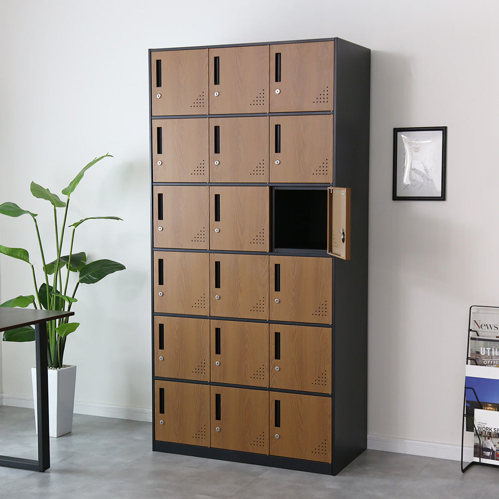 スチールロッカー18人用 ギデオン18扉/ジュード18扉｜【公式】家具通販