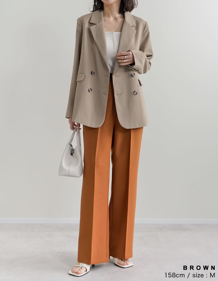 カットツイルセンタープレスカラースラックス - パンツ通販 | 人気