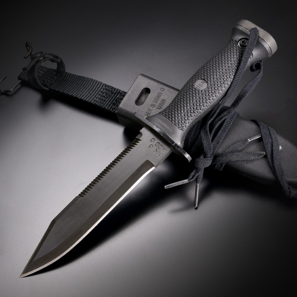 ONTARIO アウトドアナイフ Mark3 U.S. Navy ソーバック | ミリタリー