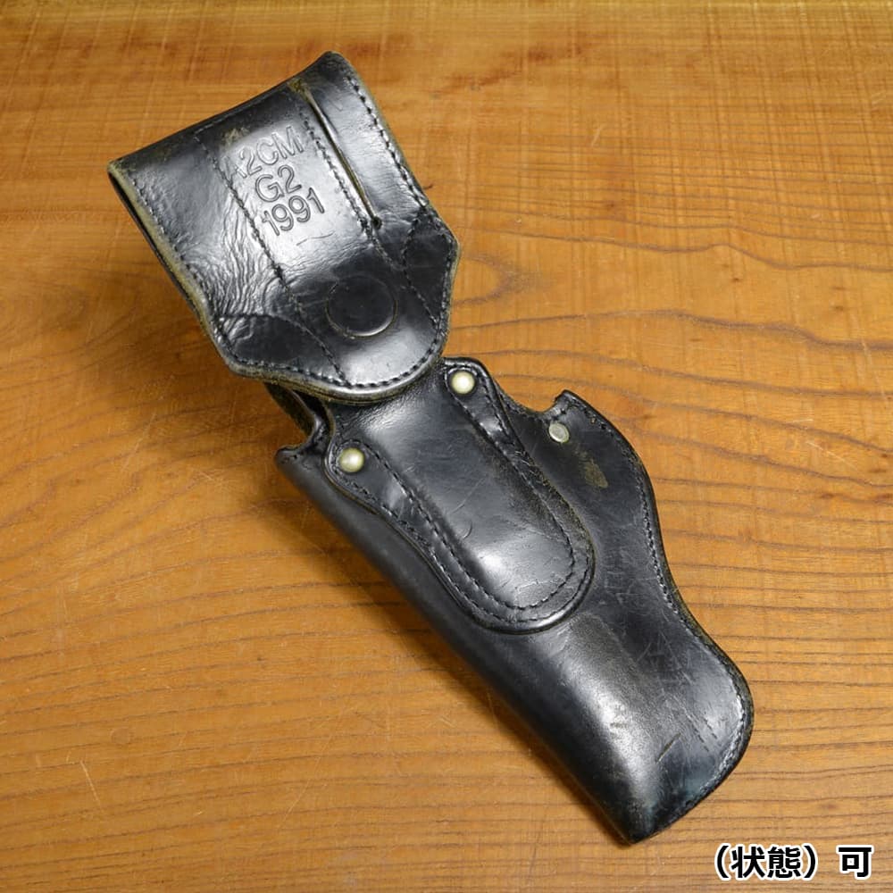 フランス警察放出品 ピストルホルスター 革製 MAC50対応 | ミリタリー