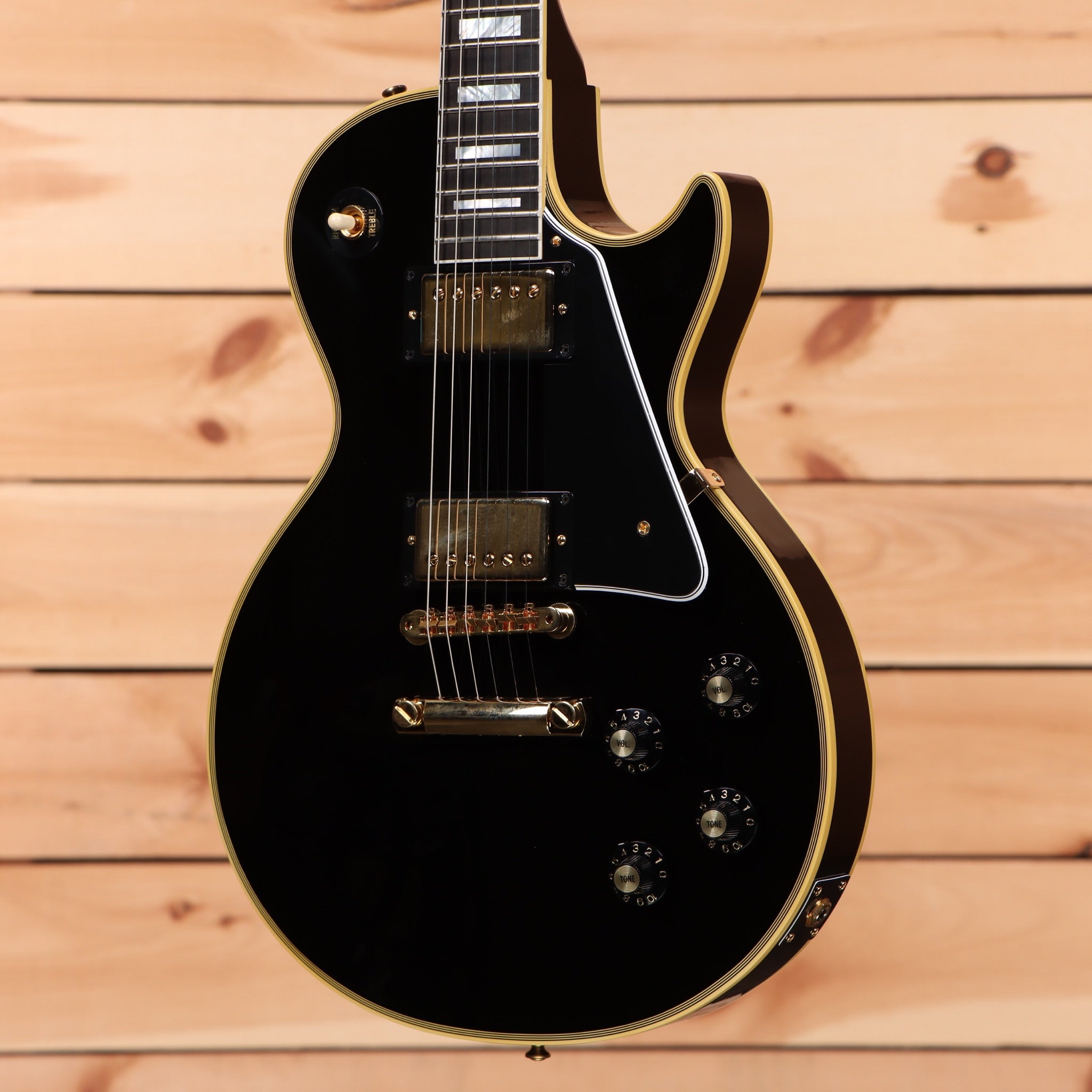 Gibson 1968 Les Paul Custom Reissue VOS - Ebony – Righteous Guitars