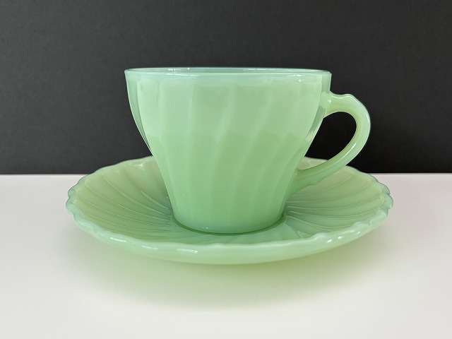 ファイヤーキング ジェダイ シェル カップ&ソーサー Fire-King C&S USA