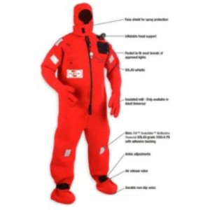 液浸のスーツ、中国からの SOLAS の存続のスーツの製造業者