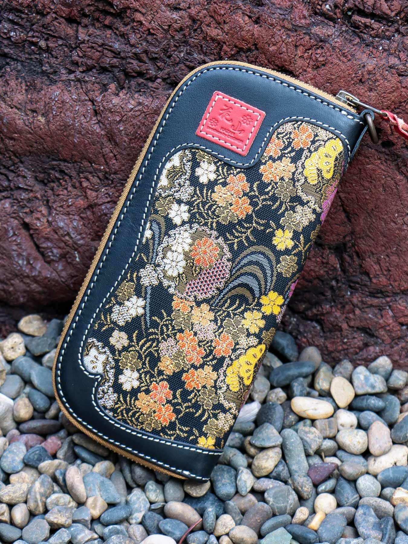 花山】≪50点限定≫“流水雪輪”ロングZIPウォレット〔別注〕 | 流儀圧搾