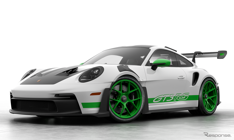 ポルシェ 911『GT3 RS』新型、名車「カレラRS 2.7」をオマージュ…新