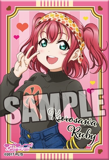 ラブライブ！サンシャイン！！ スクエア缶バッジ 黒澤 ルビィ｜ホビー