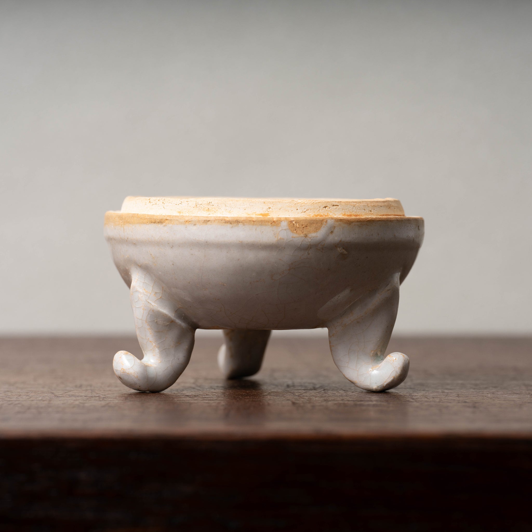 白磁香炉、獣形香炉、白磁獣形印文（はくじじゅうけいいんもんけい