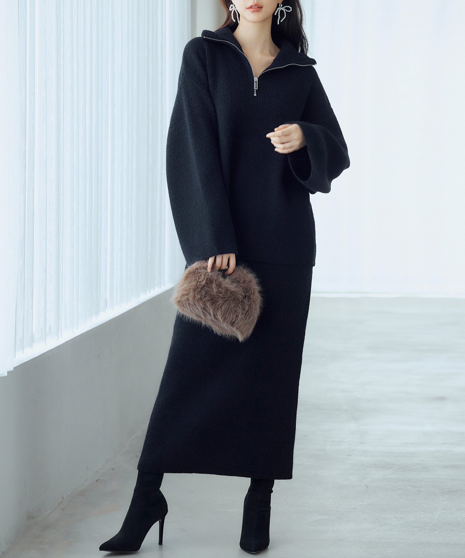 着回し拔群ニットセットアップsdp8043 ブラック – [公式]SAISON DE