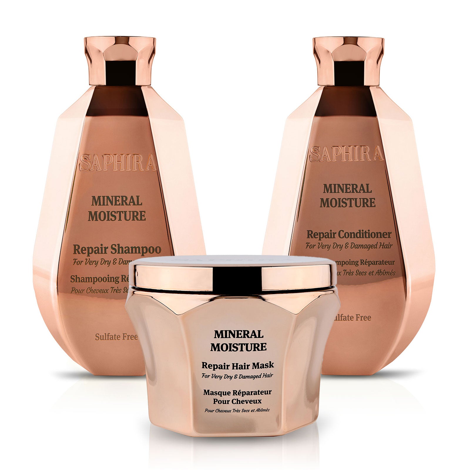 Mineral DeFrizz kit (shampoo,Mud,Mineral Mist)