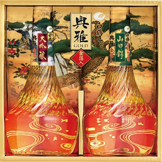 白鶴 新・典雅ゴールドセット 3300円 | 大進オンラインショップ