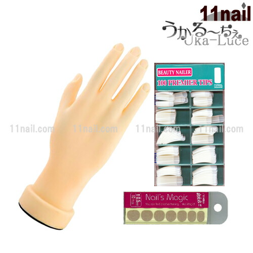 楽天市場】JNEC認定 STモデルハンド ネイルチップ 練習用/トレーニング