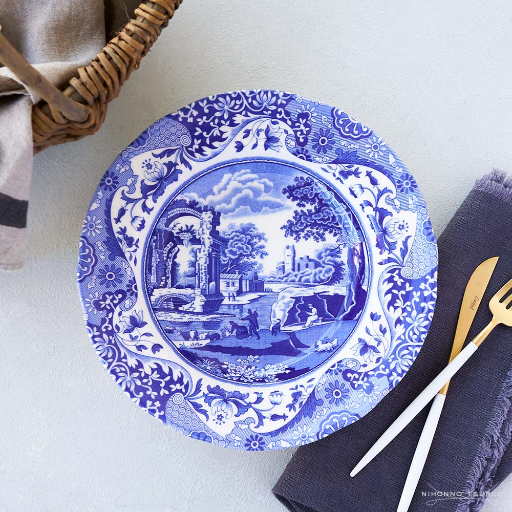 楽天市場】スポード ブルーイタリアン オーバルディッシュ BLI78918-XD