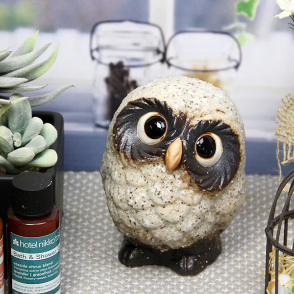 楽天市場】【ポイント10倍】信楽焼 和風 おしゃれ ふくろう 置物