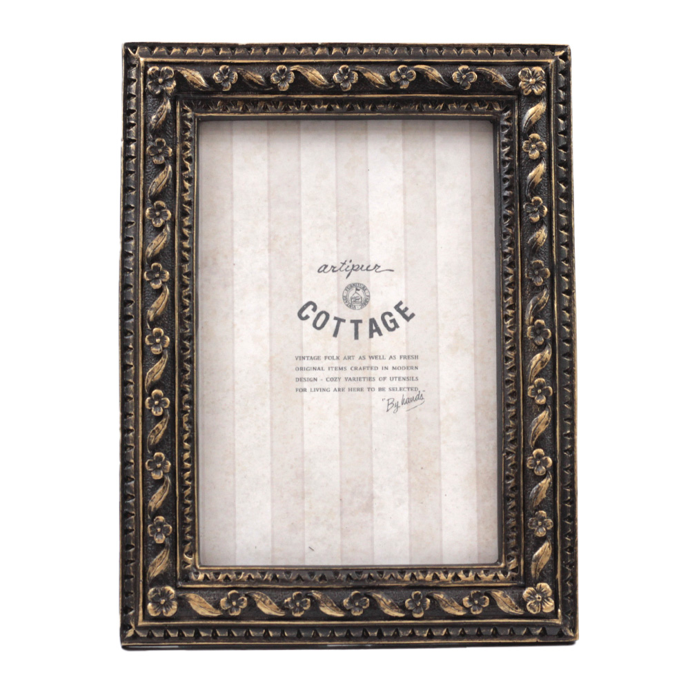 アンティーク風フォトフレーム 写真立て フォトスタンド 壁掛け 縦置き