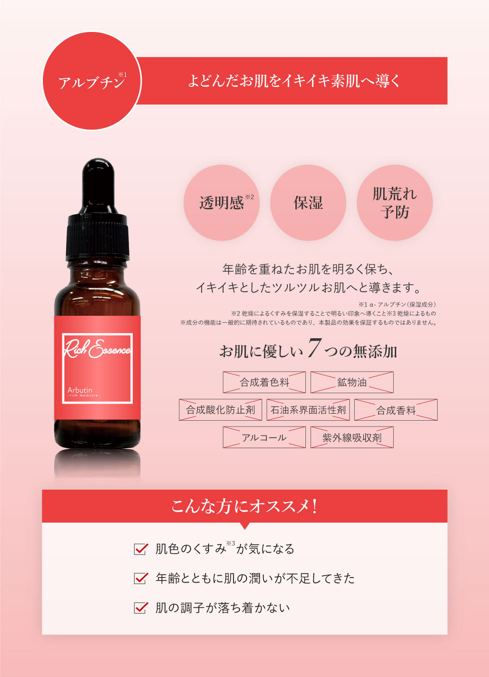 2個セット 高濃度 美容液 リッチエッセンス 20ml レチノール