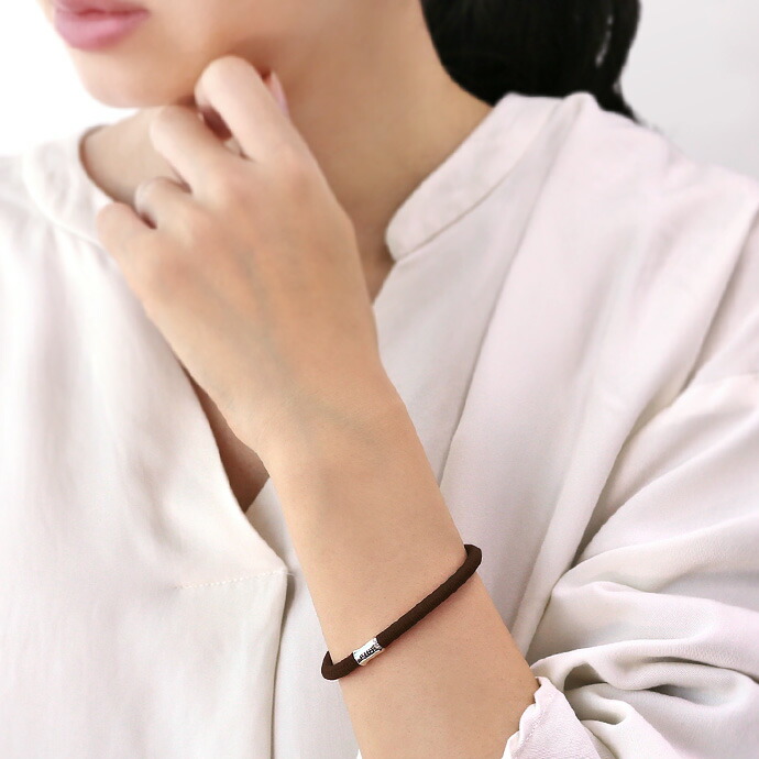 FLUI（フルイ） シルバー925 ブランド ヘアゴムブレスレット メンズ